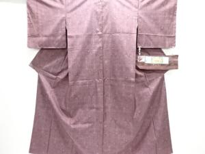 未使用品　仕立て上がり　更紗模様織り出し本場大島紬着物